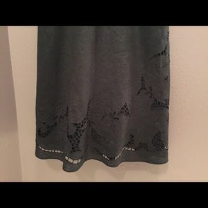 Ann Taylor linen halter dress